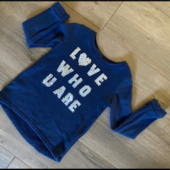 Flip Sequin Hi-low Sweatshirt - Picture 2 of 2